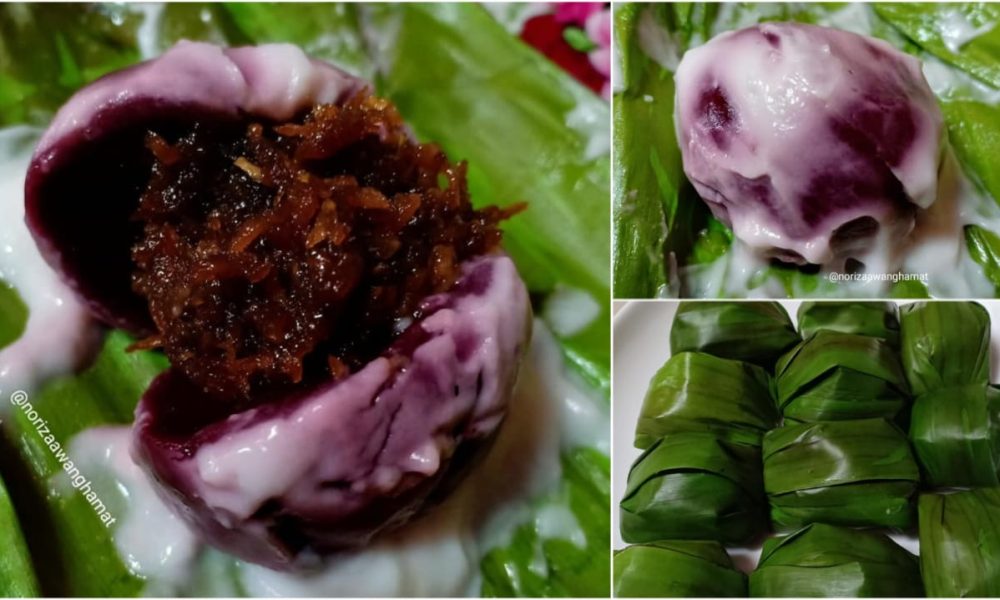 Cara Buat Kuih Koci Pulut Hitam Leleh Terlajak Sedap Tak Perlu Kukus Arus Perdana