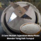 Mata pisau blender yang sudah tumpul selepas lama digunakan
