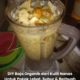 Kulit nanas segar yang digunakan sebagai bahan asas untuk membuat baja organik di rumah.