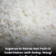 Nasi putih yang dimasak sempurna dengan tekstur berderai, lembut dan kelihatan menyelerakan.