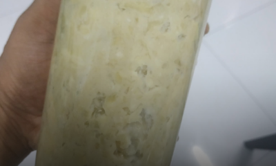 Isi durian yang telah diasingkan daripada biji untuk dijadikan tempoyak.