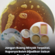 Sabun basuh pinggan yang dihasilkan daripada minyak masak terpakai melalui proses kitar semula.