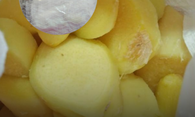 Halia yang dipotong kepada beberapa saiz sebelum disimpan dalam freezer untuk memudahkan kegunaan mengikut jenis masakan.